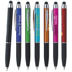 3 Color Pen/Stylus  Personalized PilotⓇ Stylus Pens with Grips